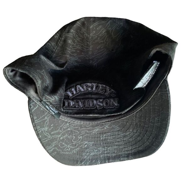 New Era 59 Fifty Skull Camo Harley Davidson Hat Sz 7 7/8 - Picture 2 of 7